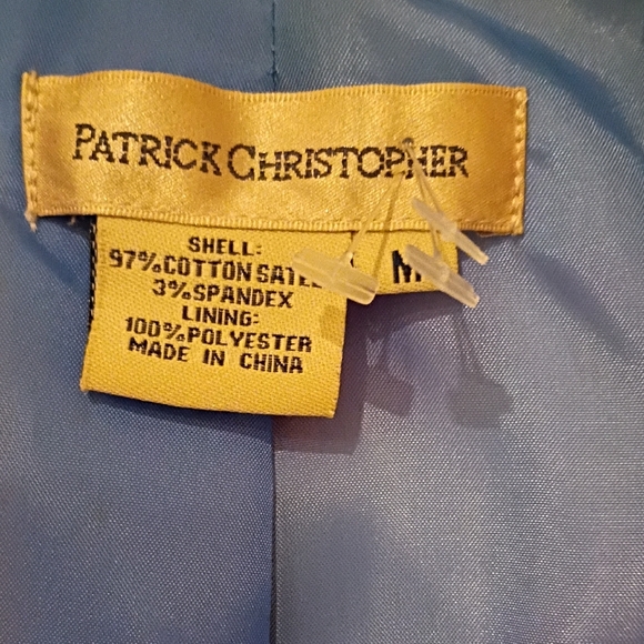 Colorful Geometric Pattern Blazer - Multicolor Pit-Pit 19",Shldr-Hem 21" - Picture 2 of 3